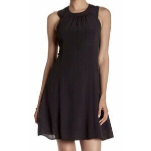 MARCHESA ROSE Caviar Black Swing Shift Dress - Size Small  NWT